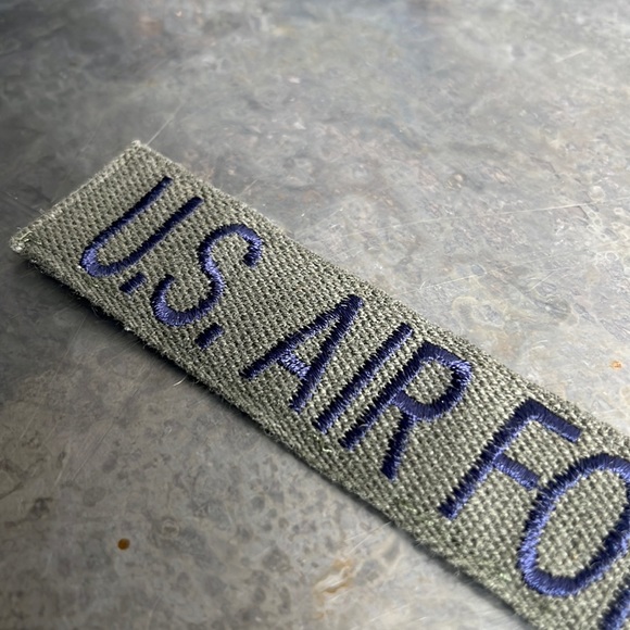 U.S. AIR FORCE embroidered tape patch - vintage - Picture 6 of 10